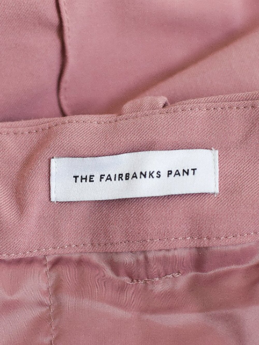 Madewell The Fairbanks Pant Woodrose Pink Tapered Straight Leg Trouser Size 8 - Picture 11 of 14
